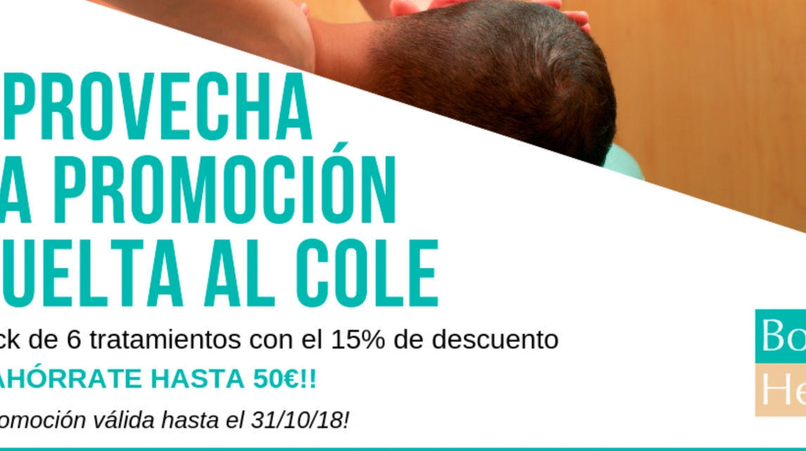 Promoción Octubre Vuelta al Cole 2018.